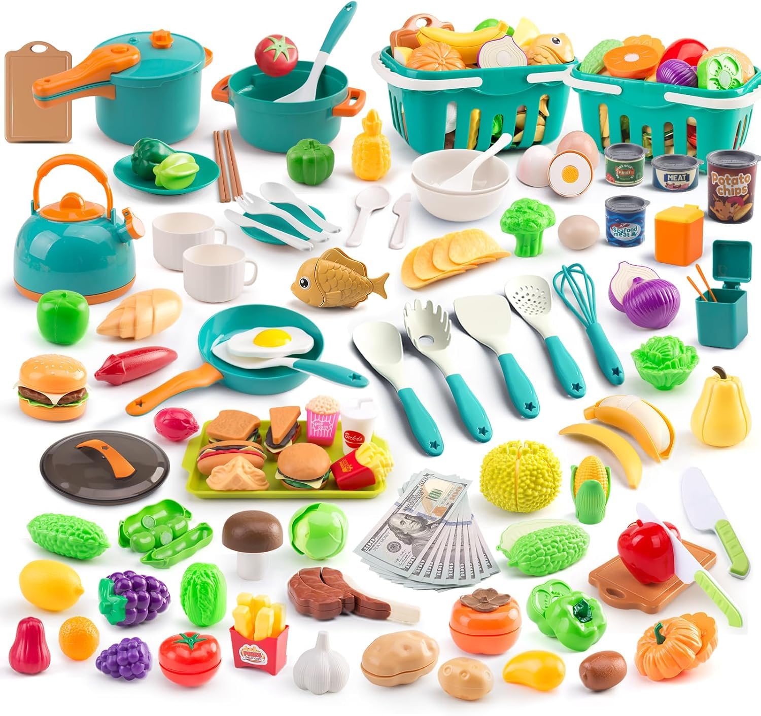 ZeroZoo1Pack 240Pcs Kids Mini Play Kitchen Acc