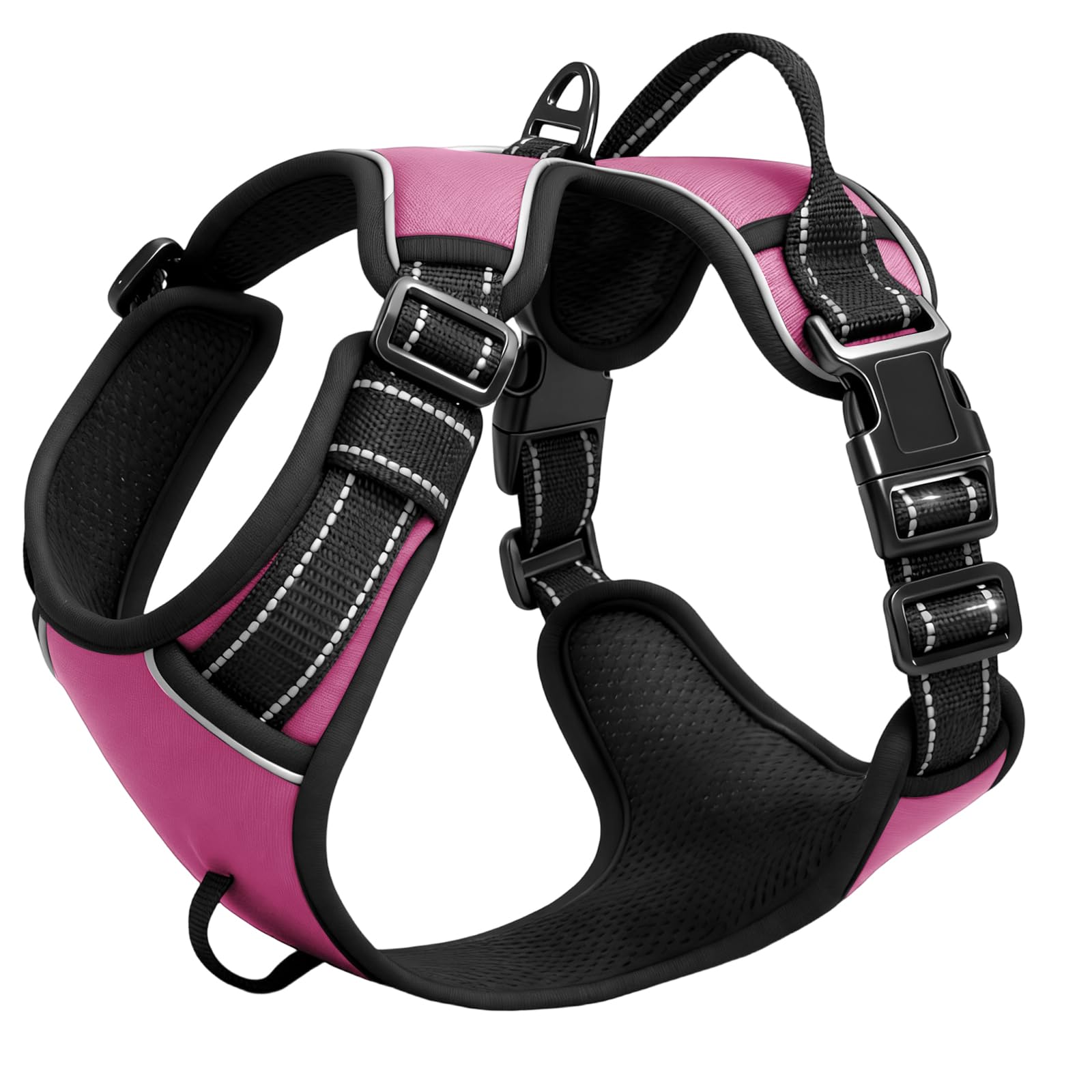No-Pull Dog Harness — Midnight Pink