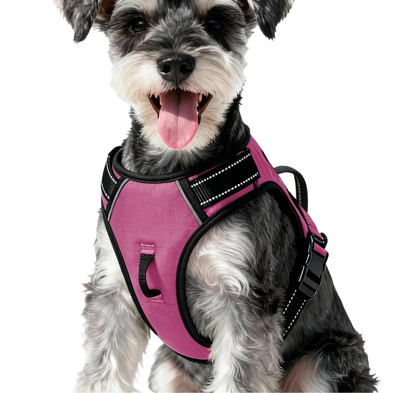 No-Pull Dog Harness — Midnight Pink